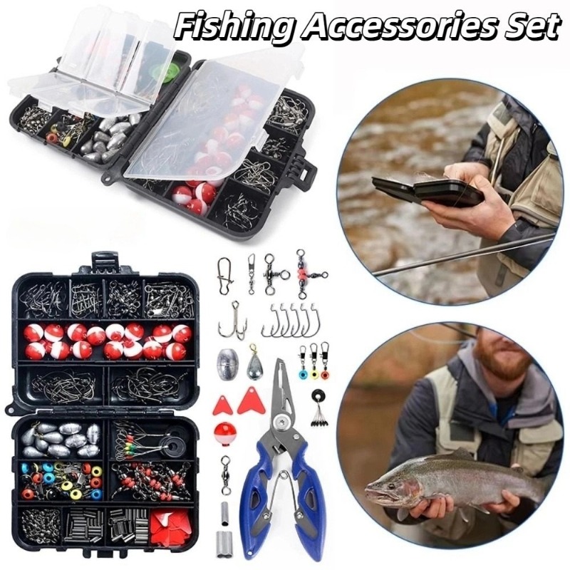 Fishing Hook Box - 1 Set Küre Şeklinde Yüzücü Olta