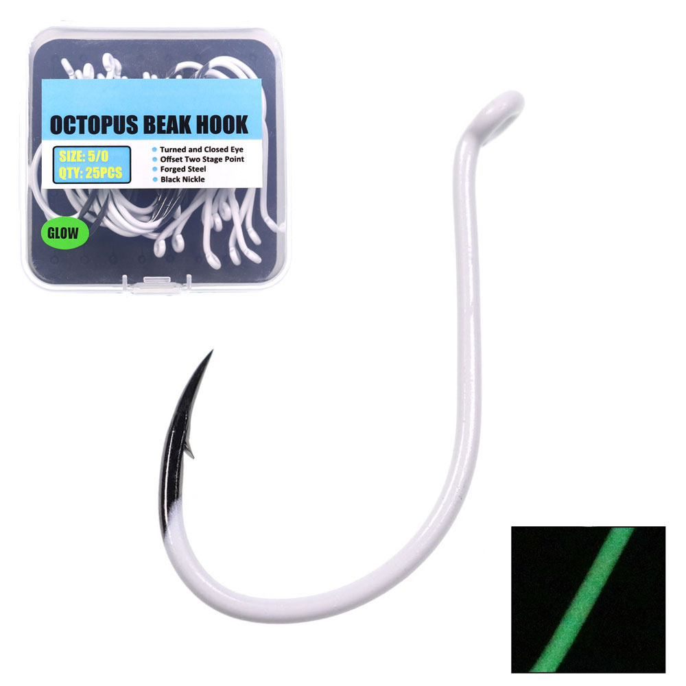 Fishing Hook Assortment - 25 adet/kutu Aydınlık Ithal Çelik Ahtapot