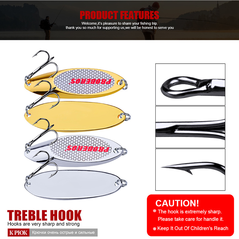 Metal Kaşık Balık Yemi, 3g-60g - Fishing Hook Treble incelemesi ve fiyatı